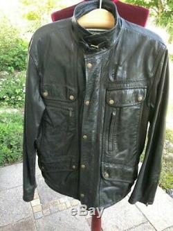 Belstaff Leather Gold Label Men's Jacket SizeXXXL Preowned