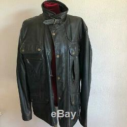 Belstaff Leather Gold Label Men's Jacket SizeXXXL Preowned