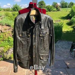 Belstaff Leather Gold Label Men's Jacket SizeXXXL Preowned