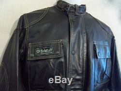 Belstaff Leather Trialmaster Motorcycle Jacket Size S-m