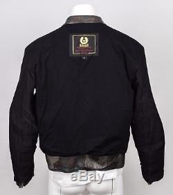 Belstaff Leathermaster Jacket Camouflage Camo George Clooney Cafe Racer Moto L