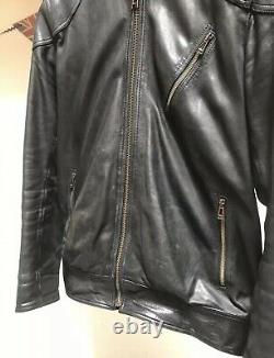 Belstaff Maxford Leather Jacket 58 Xxl