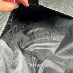 Belstaff Mens Motorcycle Belt Jacket PVC Nylon Vented Pockets A2770 Black Large
