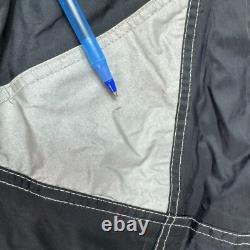 Belstaff Mens Motorcycle Belt Jacket PVC Nylon Vented Pockets A2770 Black Large
