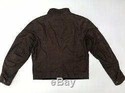Belstaff Racemaster Gold Label Mens Waxed Wax Cotton Jacket Brown Size Medium M