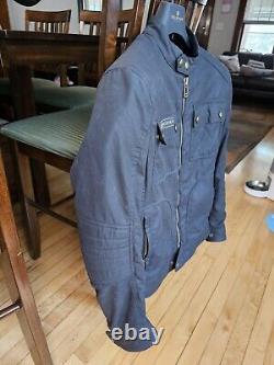 Belstaff Roberts 2.0 Waxed Cotton Motorcycle Jacket Size 46 Small