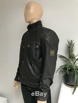 Belstaff STEVE MCQUEEN S-Icon Blouson 1964 Waxed Wax Biker Jacket Black Large L