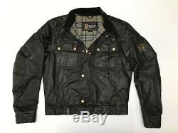 Belstaff STEVE MCQUEEN S-Icon Blouson 1964 Waxed Wax Biker Jacket Black Large L