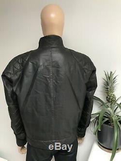 Belstaff STEVE MCQUEEN S-Icon Blouson 1964 Waxed Wax Biker Jacket Black Large L