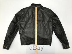 Belstaff STEVE MCQUEEN S-Icon Blouson 1964 Waxed Wax Biker Jacket Black Large L