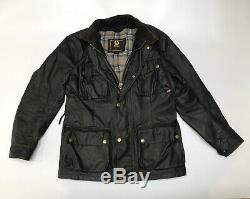 Belstaff Trialmaster Pure Motorcycle Waxed Wax Biker Motorcycle Jacket Brown L