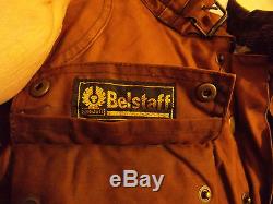 Belstaff Trialmaster Waxed Motorcycle Jacket Size 40