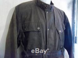 Belstaff Trialmaster Waxed Motorcycle Jacket Size L Uk Made