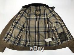 Belstaff Weybridge Blouson Waxed Cotton Jacket Windsor Moss IT 48 / UK 38 M S