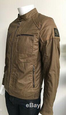Belstaff Weybridge Blouson Waxed Cotton Jacket Windsor Moss IT 48 / UK 38 M S