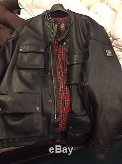 Belstaff leather motorcycle jacket