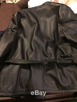 Belstaff leather motorcycle jacket