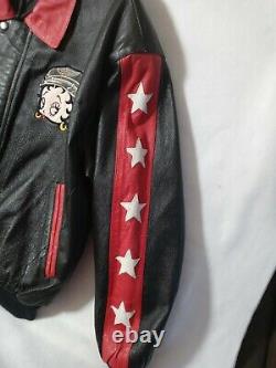 Betty Boop Leather Jacket American Toons By Excelled size XL