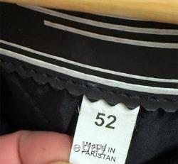 Biker Skins Men's Black Leather Motorcycle Jacket Size 52 28 Length (US XL-XXL)