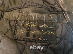 Biker Vintage Motorcycle Leather Jacket USA made Johnsons Leather SF