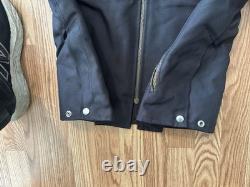 Black Indian Motorcycle Police Jacket Reproduction by Sugar Cane. Size M