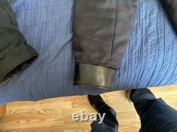 Black Indian Motorcycle Police Jacket Reproduction by Sugar Cane. Size M