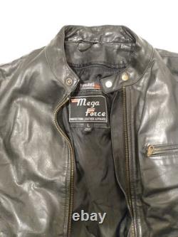 Black Large Bikers Jacket