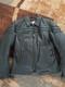 Black Leather Joe Rocket Womens Motorcycle Jacket Size Small