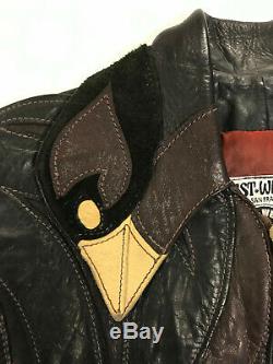 Black Parrot East West Leathers San Francisco Jacket