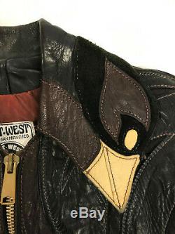 Black Parrot East West Leathers San Francisco Jacket