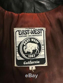 Black Parrot East West Leathers San Francisco Jacket
