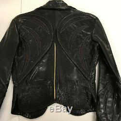 Black Parrot East West Leathers San Francisco Jacket