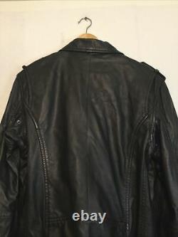 BlankNYC Mens Leather Moto Jacket Size L Black (246)