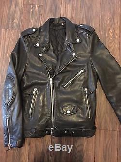 Blk dnm leather jacket