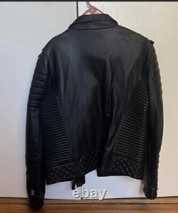 Boda Skins Kay Michaels leather jacket Gold Hardware/Black US XL Preowned