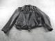 Brooks Jacket Mens 50 Black Leather Motorcycle Belted Removable Liner Made USA
