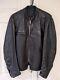 Brooks leather jacket Vintage Black Size 38 Small Medium Motorcycle Cafe Racer