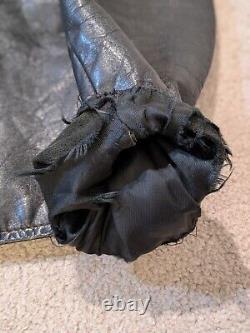 Brooks leather jacket Vintage Black Size 38 Small Medium Motorcycle Cafe Racer