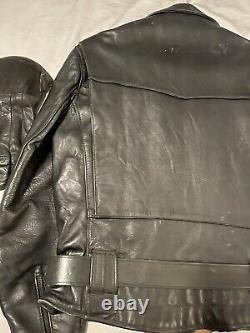 Buco Horsehide Leather Jacket Size 44, Cafe Racer Motorcycle 40s-50s Authentic