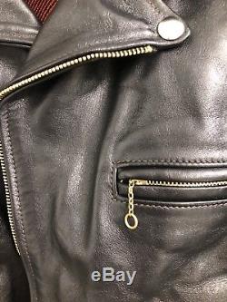 Buco Leather Jacket JH-1 Real McCoys Size 38 Black