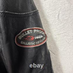 Bulletproof Biker Apparel Reinforced Ballistic Small Motorcycle Jacket