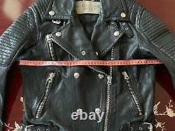 Burberry Brit Iconic Loseley Quilted Leather Jacket IT 42 US 8 Prorsum SS11