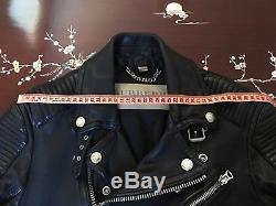 Burberry Brit Iconic Quilted Leather Jacket Size S Prorsum SS11