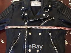 Burberry Brit Iconic Quilted Leather Jacket Size S Prorsum SS11