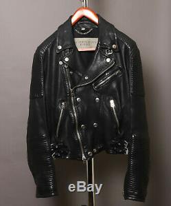Burberry Brit Iconic Quilted Moto Biker Leather Jacket Prorsum SS11