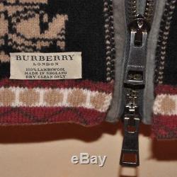 Burberry Brit Long Toscana Shearling Fur Lined Jacket Coat Xs S