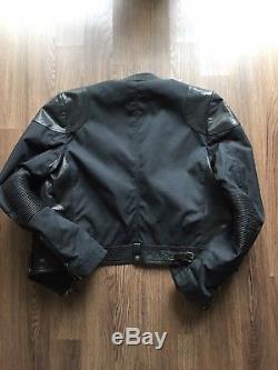 Burberry Brit Men's Leather Biker Jacket Size Medium