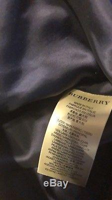 Burberry Jacket, Authentic Gray Leather, Medium