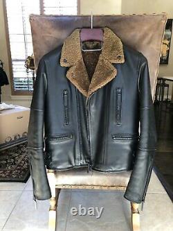 Burberry Prorsum Leather Jacket Men 48