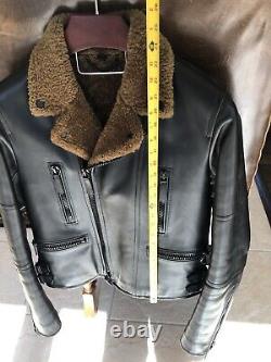 Burberry Prorsum Leather Jacket Men 48